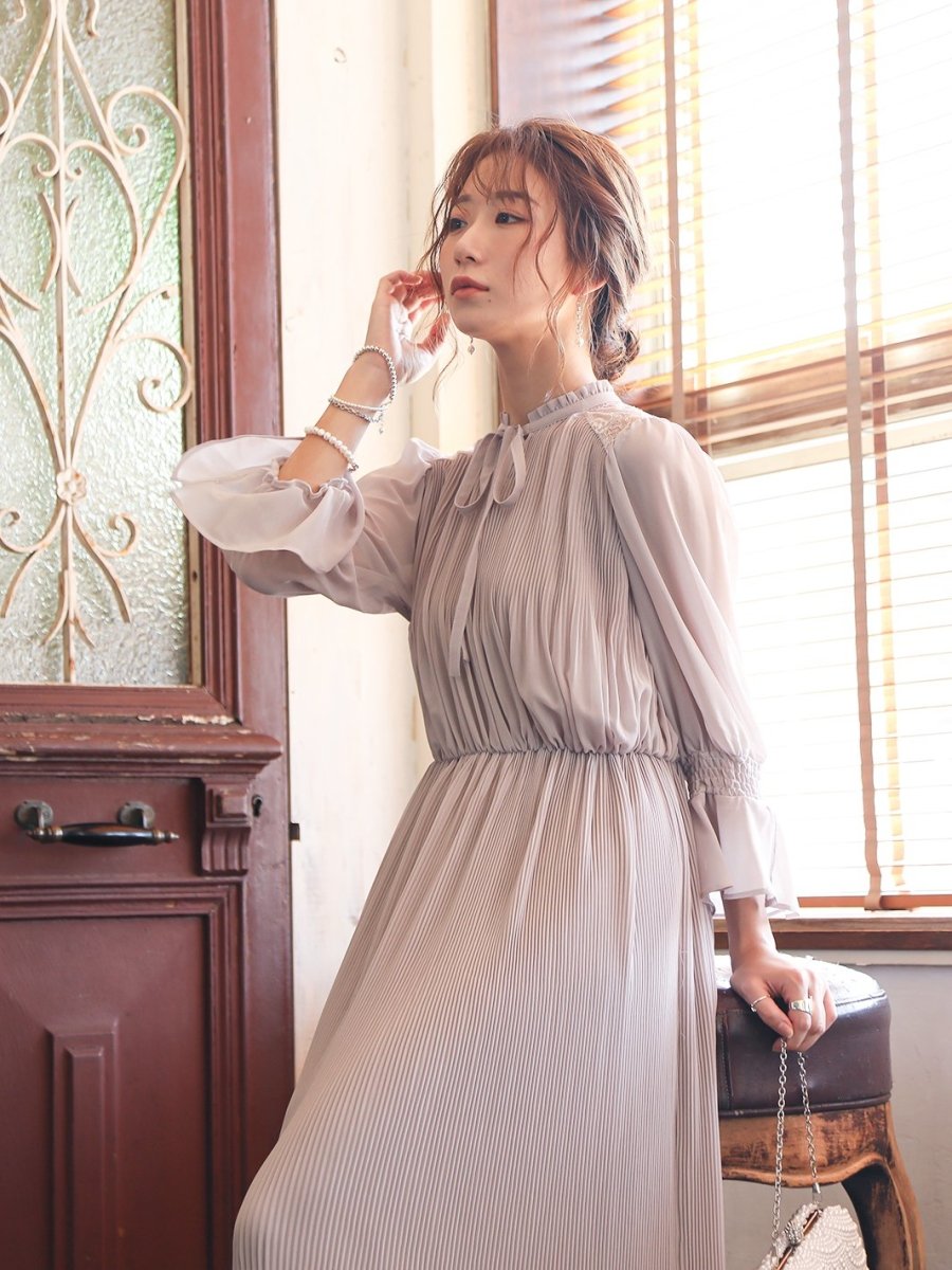 2Wayシフォンロングドレス - &Robu.