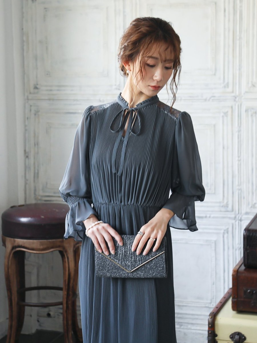 2Wayシフォンロングドレス - &Robu.