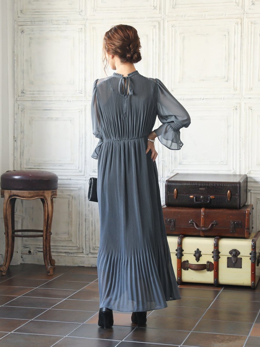 2Wayシフォンロングドレス - &Robu.