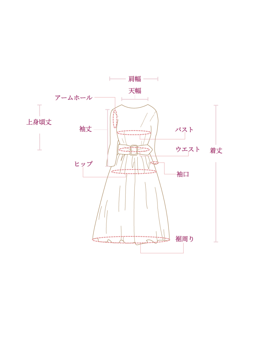 レーストップスフレアロングワンピース - &Robu.