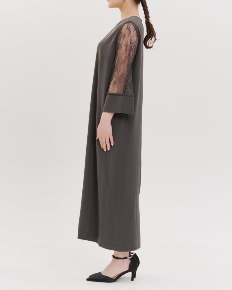 コクーンスリットトップワンピース - &Robu.