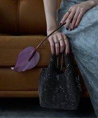 ラインストーン2WAYハンドバッグ