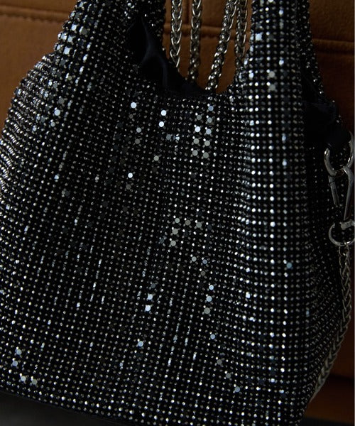 ラインストーン2WAYハンドバッグ