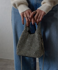 ラインストーン2WAYハンドバッグ