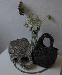 ラインストーン2WAYハンドバッグ