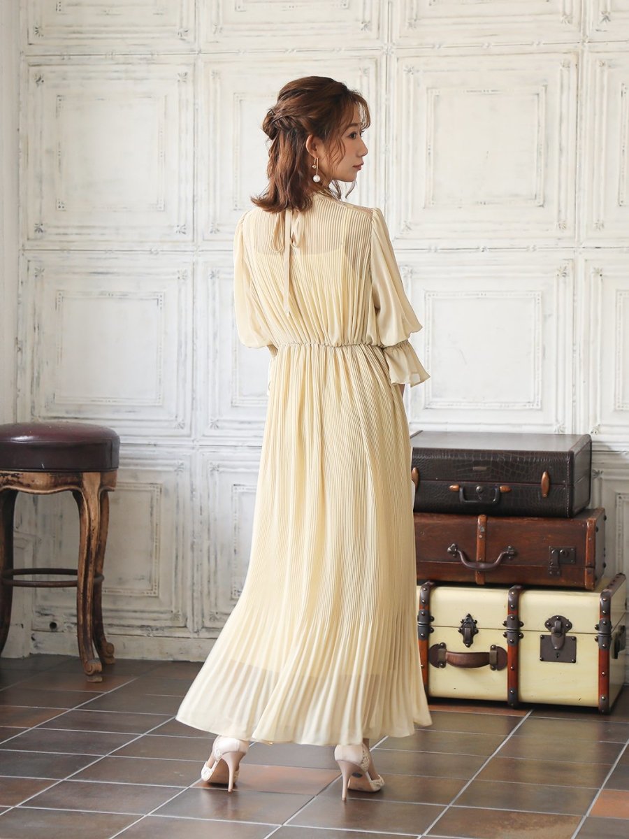 2Wayシフォンロングドレス - &Robu.