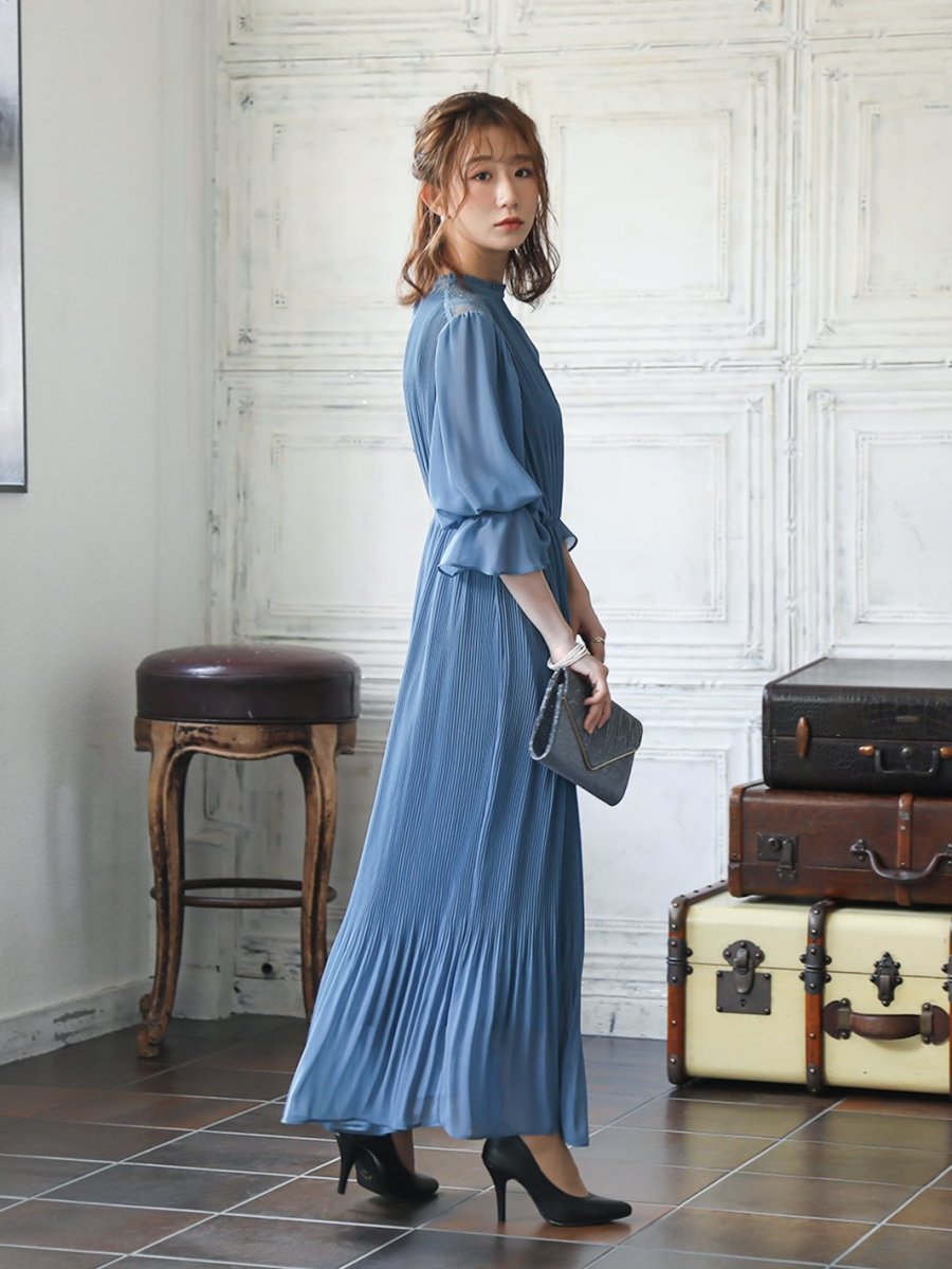 2Wayシフォンロングドレス - &Robu.