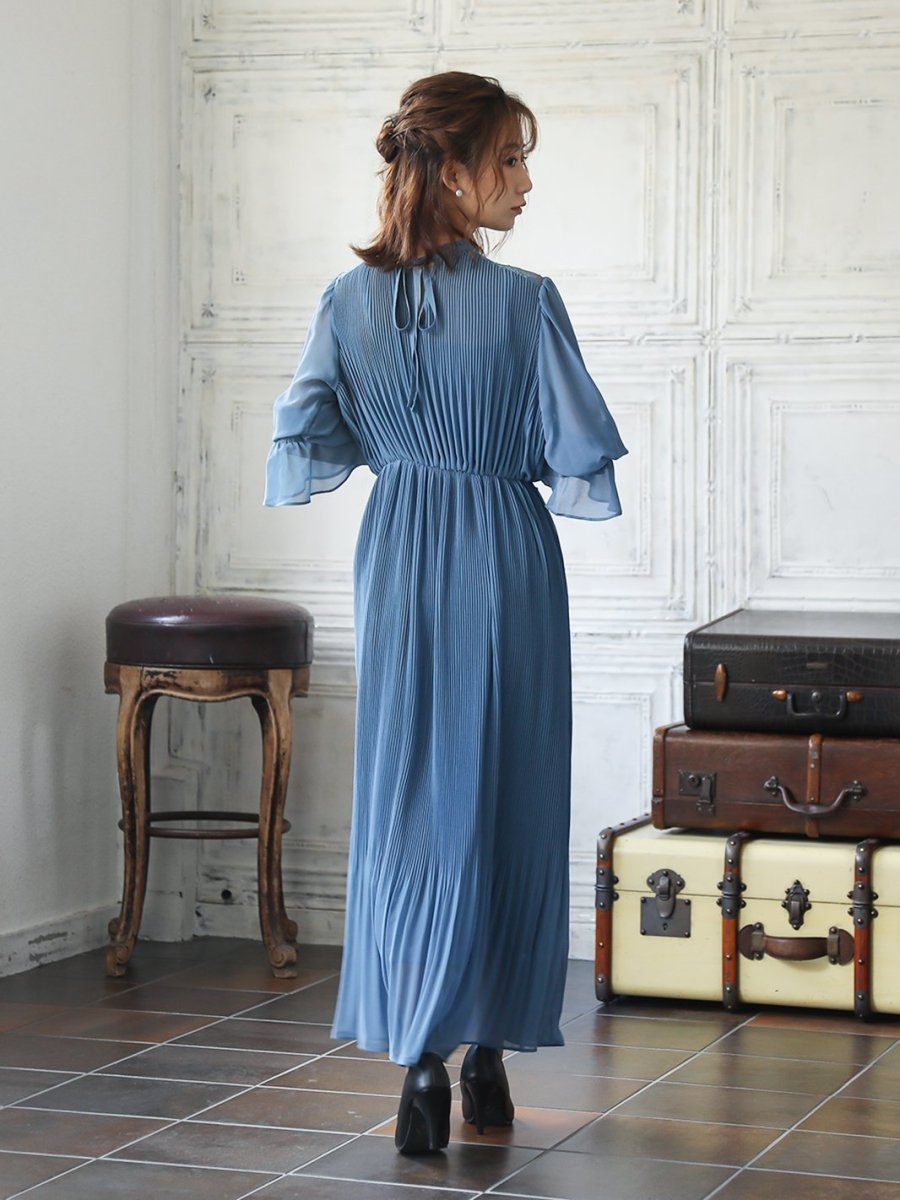 2Wayシフォンロングドレス - &Robu.