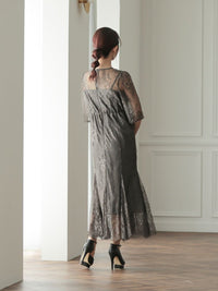 レースロングマーメイドドレス - &Robu.