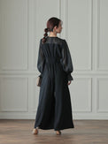 ボリュームスリーブオールインワンパンツドレス - &Robu.