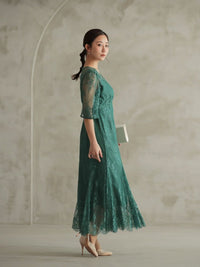 レースロングマーメイドドレス - &Robu.