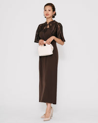 ジャガードレーストップスドレス - &Robu.