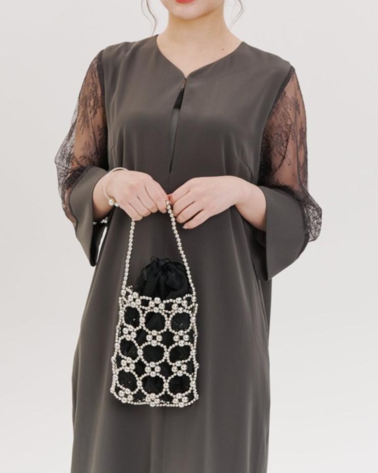 コクーンスリットトップワンピース - &Robu.