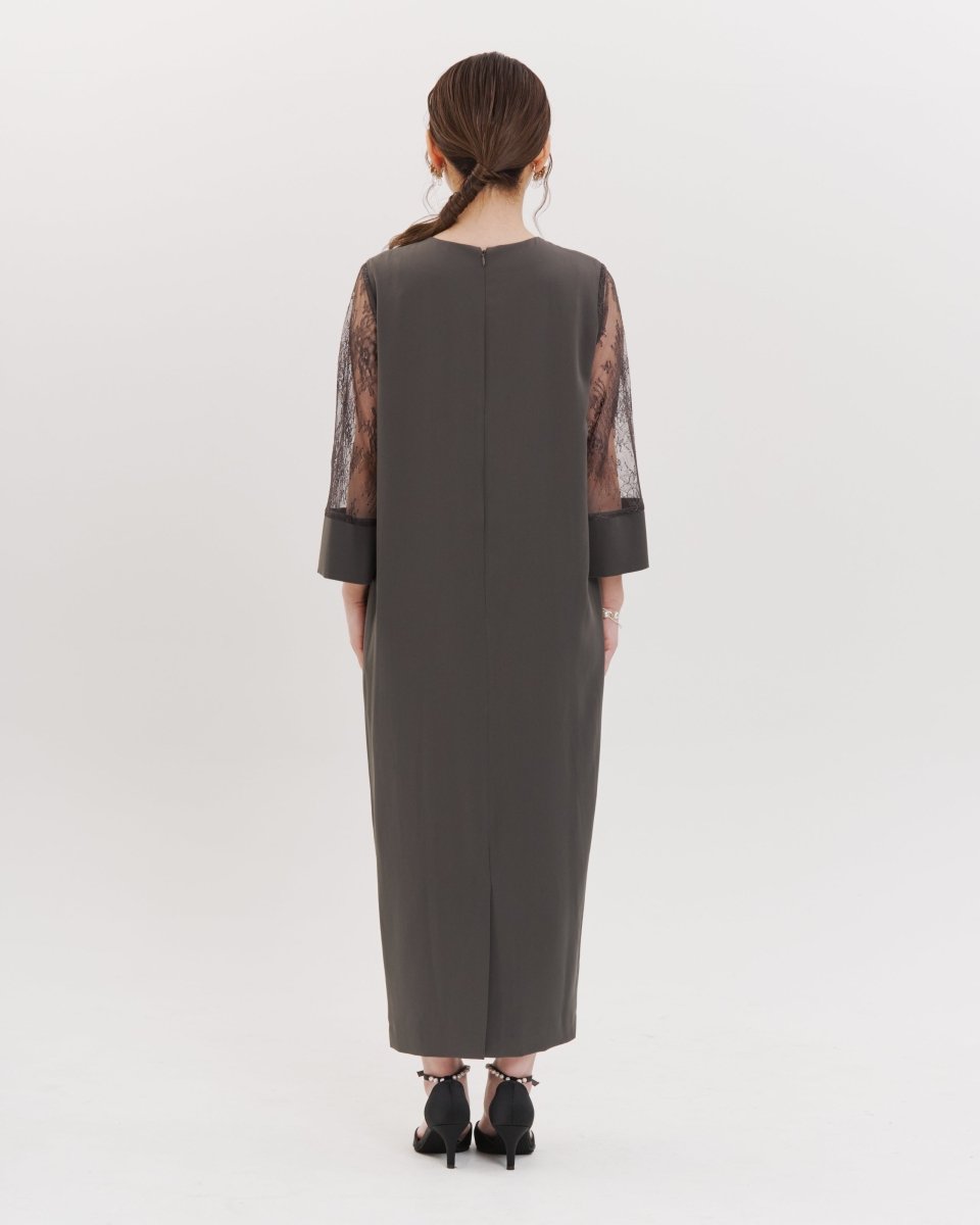 コクーンスリットトップワンピース - &Robu.