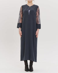 コクーンスリットトップワンピース - &Robu.